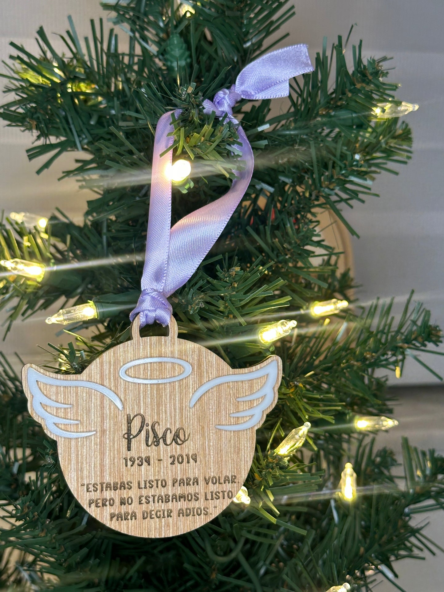 Personalized Angel Wings Ornament