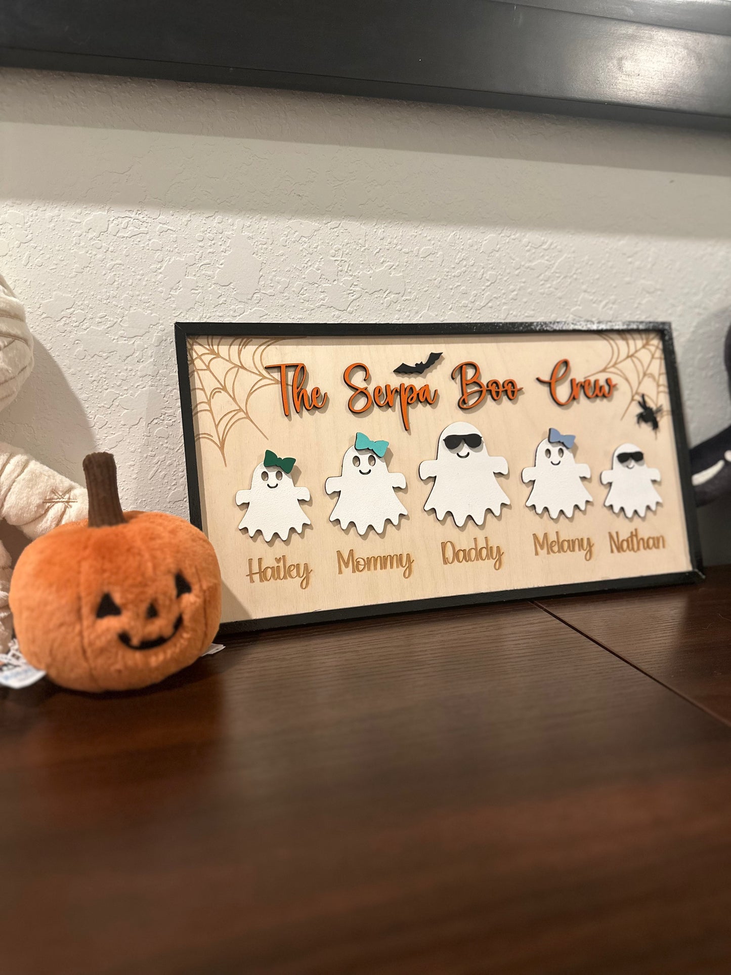 The Boo Crew Personalized Family Sign
