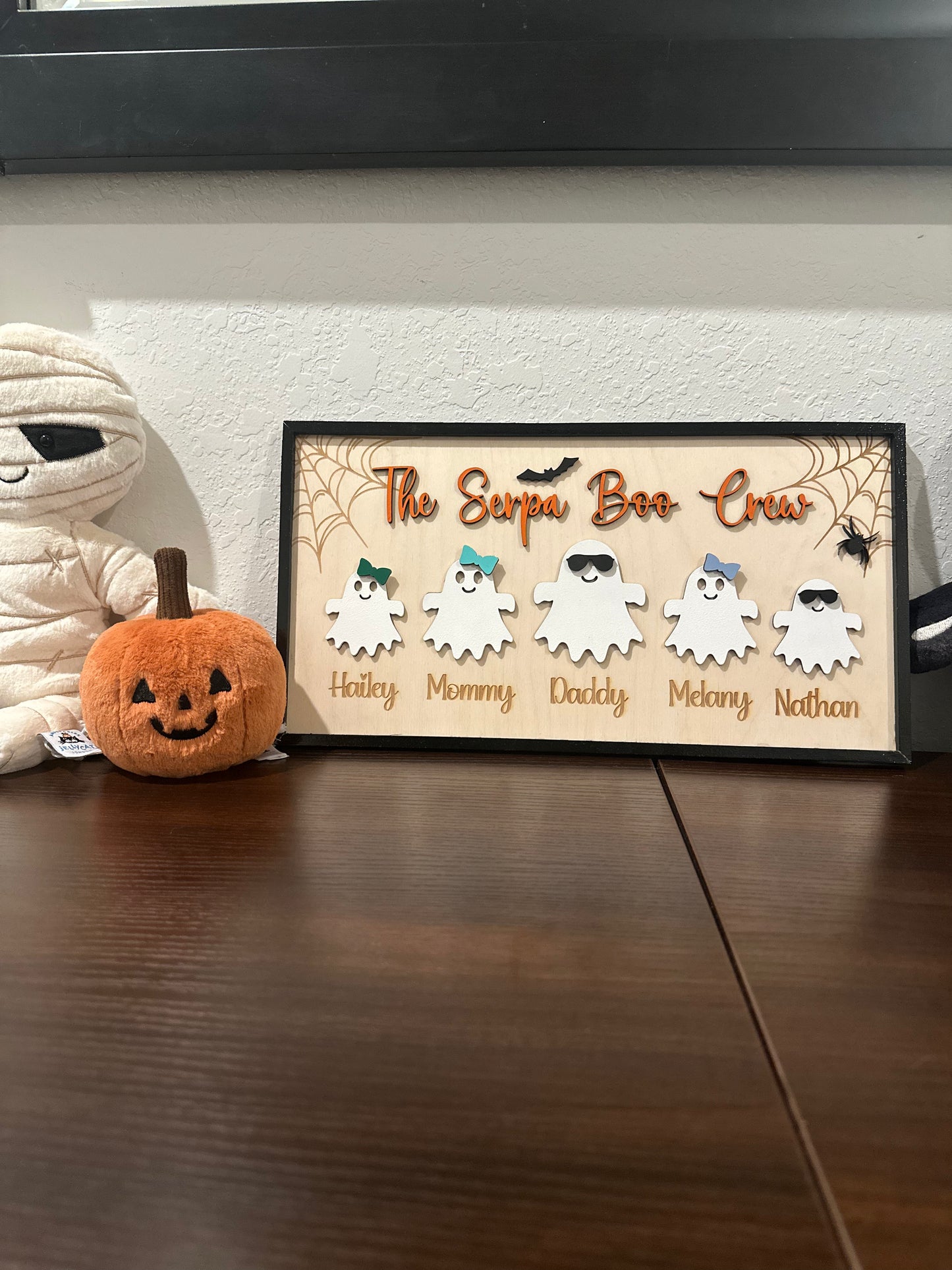 The Boo Crew Personalized Family Sign
