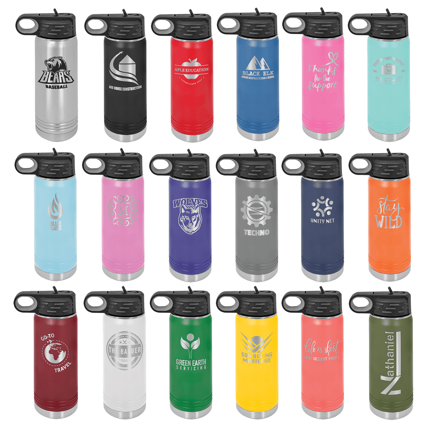 Polar Camel 20oz Water Bottle