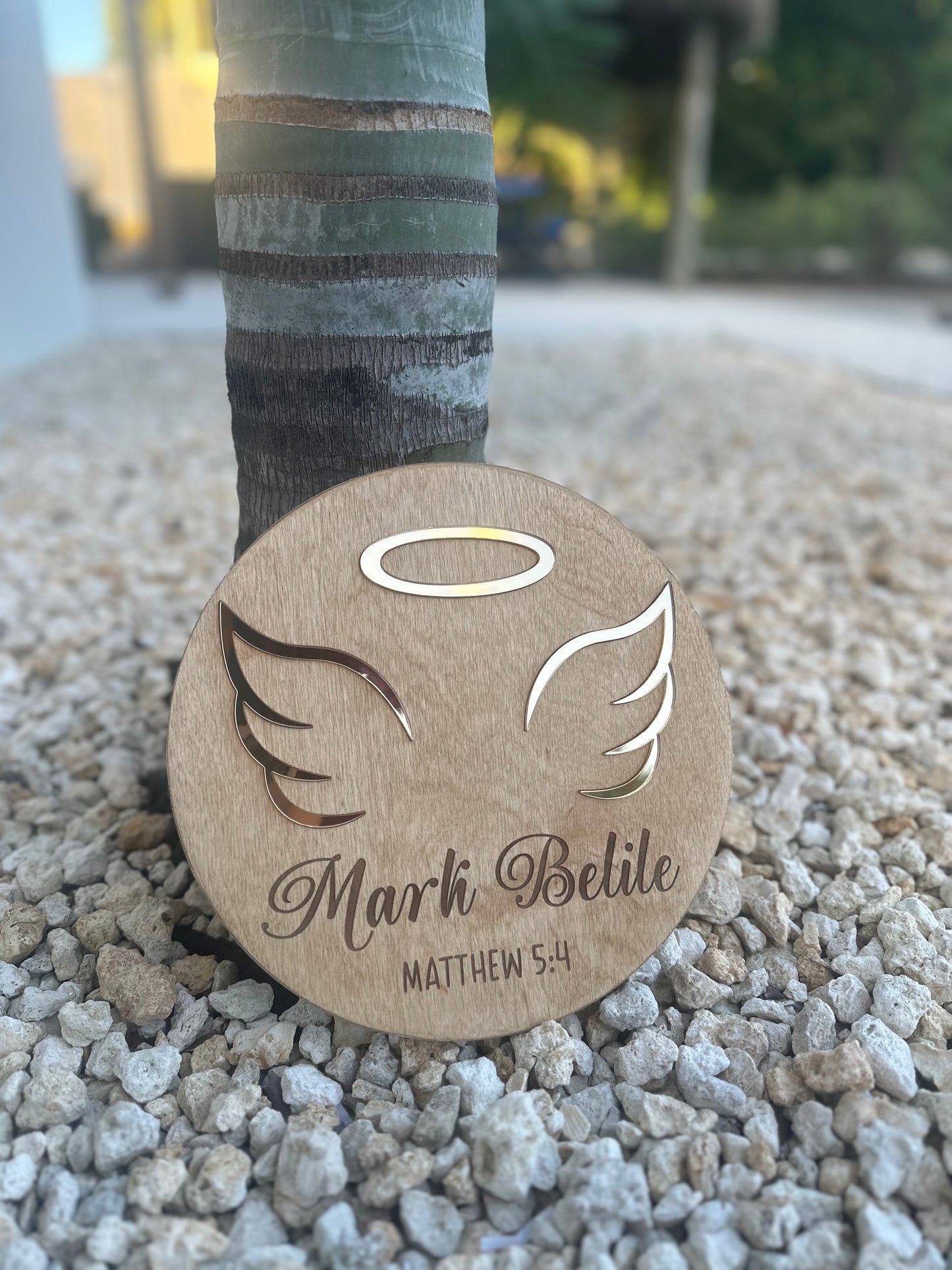 Angel Wings with Bible Verse