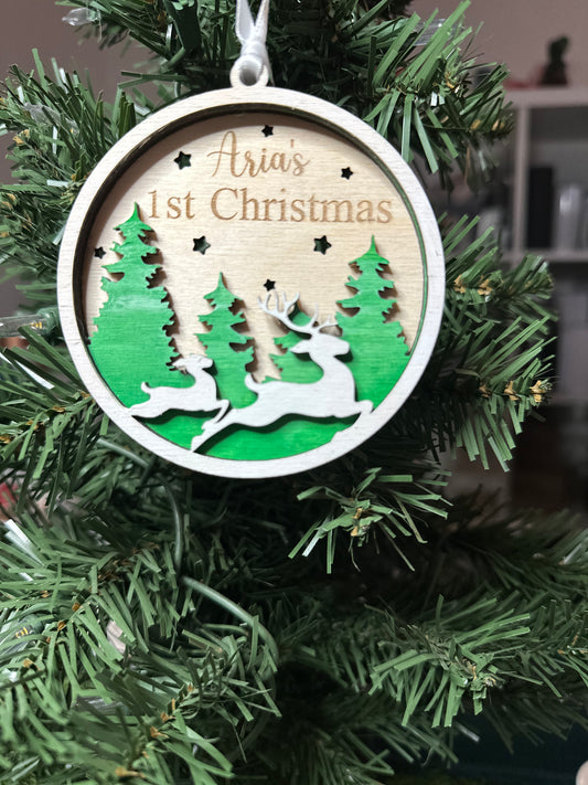 Personalized Baby’s 1st Christmas Ornament