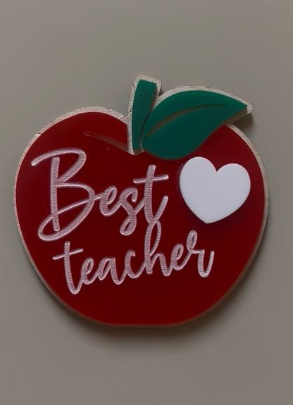 Acrylic Teacher Appreciation Magnets