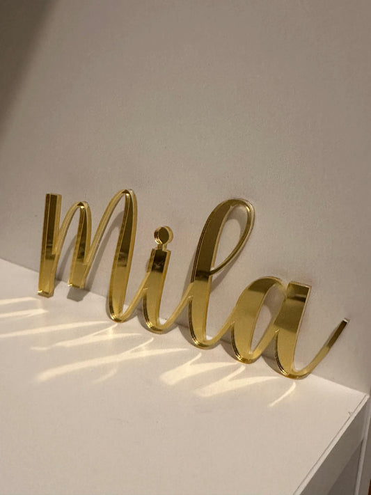 Single Name Cake Topper