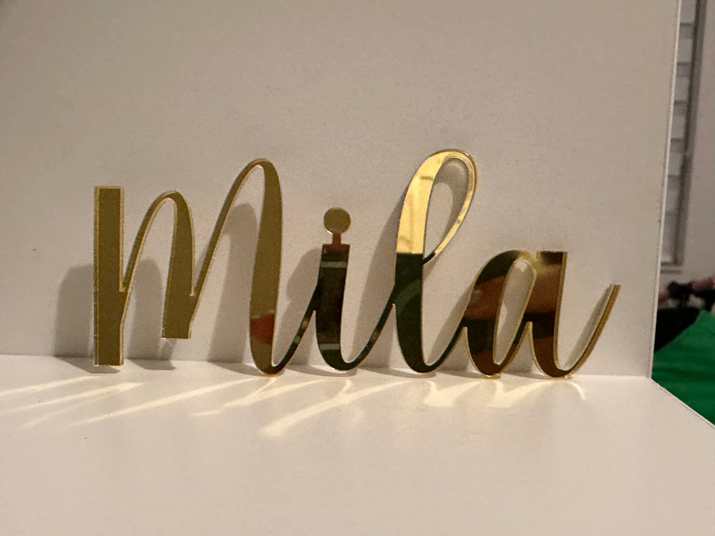 Single Name Cake Topper