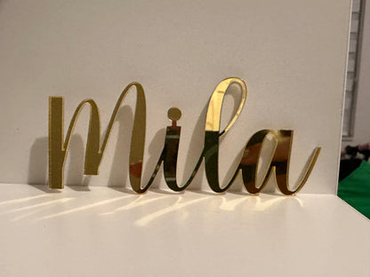 Single Name Cake Topper