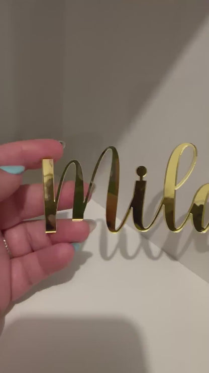 Single Name Cake Topper